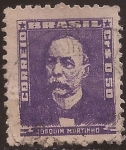 Stamps : America : Brazil :  Joaquim Murtinho  1954  0,50 cruzeiros