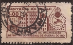 Stamps : America : Brazil :  150 años de la organización del Arsenal de Río  1961 5 cruzeiros