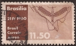 Stamps : America : Brazil :  Brasilia  1960  11,50 cruzeiros