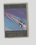 Stamps United Arab Emirates -  1973 Historia del Espacio (AJMAN)