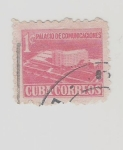 Stamps Cuba -  Palacio de comunicaciones