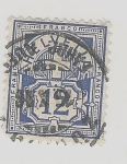 Sellos de Europa - Suiza -  1882 Helvetia - Cross & Shield - Fiber Paper***