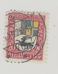Sellos de Europa - Suiza -  1925 PRO JUVENTUTE - Coat of Arms*