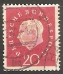 Stamps Germany -  Theodor Heuss