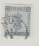 Stamps Sweden -  1955 The 100th Anniversary of the Stamp