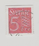 Sellos de Europa - Suecia -  1957 Numeral Stamps