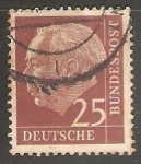 Stamps Germany -  Theodoro Heuss