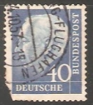 Stamps Germany -  Theodoro Heuss