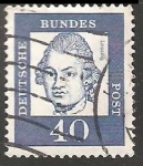 Stamps Germany -   Gotthold Ephraim Lessing