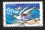 Stamps : Europe : France :  Los Mejores Deseos