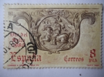 Sellos de Europa - Espa�a -  Ed:2575 - Dia del Sello 1980 - Correo a Caballo Siglo XIV.