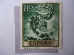 Stamps Spain -  Ed:1713 - Aeronautas - José María Sert.