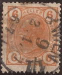 Stamps : Europe : Austria :  Emperador Francisco José  1905  6 heller