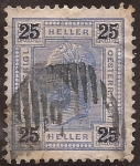 Stamps : Europe : Austria :  Emperador Francisco José  1905  25 heller
