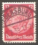 Stamps Germany -  Mariscal Paul Von Hindenburg