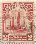 Stamps Colombia -  MINERIA Y AGRICULTURA. POZOS DE PETRÓLEO. YVERT CO 265