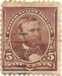 Stamps America - United States -  DENTADO 12. ULYSSES S. GRANT. YVERT US 74