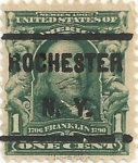 Stamps United States -  GRANDES AMERICANOS. BENJAMIN FRANKLIN. YVERT US 144