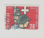 Sellos de Europa - Suiza -  1964 Events