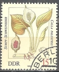 Sellos de Europa - Alemania -  Las plantas venenosas (Marsh oreja de cerdo, Calla palustris L.)DDR.