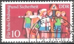 Stamps Germany -  Para el alto orden y la seguridad vial, (DDR)