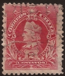 Stamps : America : Chile :  Cristobal Colon 1902 2 centavos