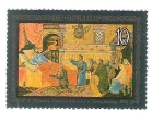 Sellos de Europa - Rusia -  Lacquerware Paintings