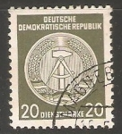Sellos de Europa - Alemania -  Escudo de armas nacional de DDR