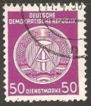 Stamps Germany -  Escudo de armas nacional de DDR