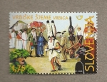 Stamps Europe - Slovenia -  Máscaras folkloricas