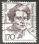 Stamps Germany -   Hannah Arendt