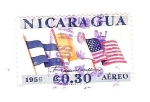 Sellos de America - Nicaragua -  1959 Airmail - Visit of Cardinal Spellman to Managua, Nicaragua