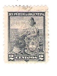Stamps Argentina -  1899 -1903 libertad con escudo