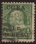 Sellos de America - Cuba -  Franklin  1898 1 centavo de peso
