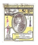 Stamps Peru -  1958 Correo aéreo. I Centenario del nacimiento del padre Martin de Porras Velasquez.