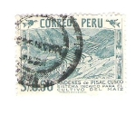 Stamps Peru -  Andenes de Pisac.Cusco 