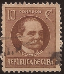 Sellos de America - Cuba -  Tomás Estrada Palma  1917 10 centavos