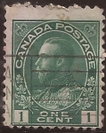 Sellos del Mundo : America : Canad : Rey Jorge V  1911 1 centavo