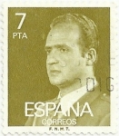 Stamps Spain -  SERIE BÁSICA JUAN CARLOS I. Ia SERIE FOSFORESCENTE. VALOR FACIAL 7 Pts. EDIFIL 2348P