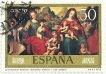 Stamps Spain -  DIA DEL SELLO 1979. JOAN DE JOANES. DESPOSORIOS MÍSTICOS DEL VENERABLE AGNESIO. EDIFIL 2542