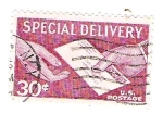 Sellos de America - Estados Unidos -  special delivery