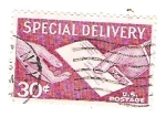 Stamps United States -  special delivery