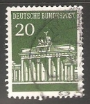 Stamps Germany -  Puerta-de-Brandenburgo-