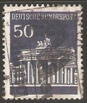 Stamps Germany -  Puerta-de-Brandenburgo-