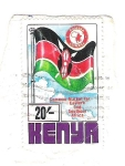 Stamps Kenya -  Bandera
