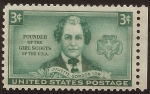 Sellos de America - Estados Unidos -  Juliette Gordon fundadaora de las Girl Scouts de USA  1948  3 ce