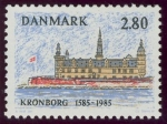 Sellos del Mundo : Europa : Dinamarca : DINAMARCA: Castillo de Kronborg