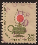 Stamps United States -  Lámpara de queroseno de sobremesa  1978 2 dólares