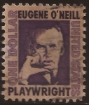 Stamps United States -  Eugene O'Neill 1973  1 dólar