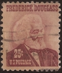 Sellos del Mundo : America : Estados_Unidos : Frederick Douglass 1967  25 centavos